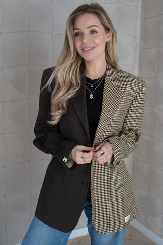 Contrast blazer - Bloom (M-L)