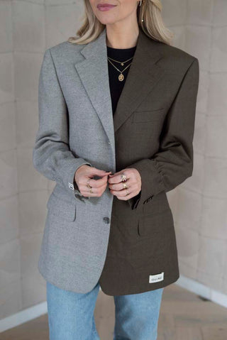Contrast blazer - Babs (M-XL)